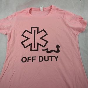Off Duty Nurse Graphic t shirt